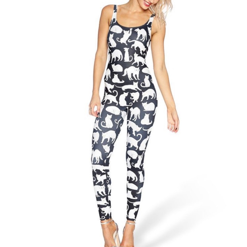 Blackmilk A Real Cool Cat Bodysuit